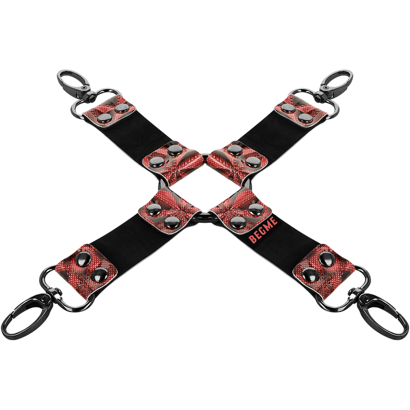 BEGME - CRAVATTA DI MAIALE IN PELLE VEGANA PREMIUM EDIZIONE ROSSA - BEGME RED EDITION | Lingerie Harness Boutique