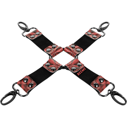 BEGME - CRAVATTA DI MAIALE IN PELLE VEGANA PREMIUM EDIZIONE ROSSA - BEGME RED EDITION | Lingerie Harness Boutique