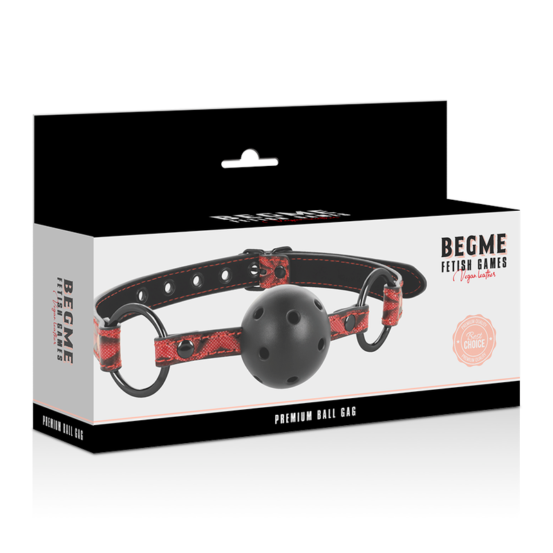 BEGME - EDIZIONE ROSSA IN PELLE VEGANA - BEGME RED EDITION | Lingerie Harness Boutique