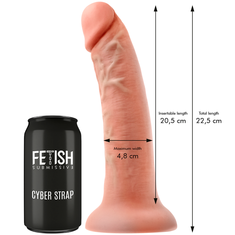 FETISH SUBMISSIVE CYBER STRAP - IMBRAGATURA CON DILDO E TELECOMANDO BULLET TECNOLOGIA WATCHME L - FETISH SUBMISSIVE | Lingerie Harness Boutique