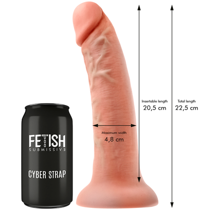 FETISH SUBMISSIVE CYBER STRAP - IMBRAGATURA CON DILDO E TELECOMANDO BULLET TECNOLOGIA WATCHME L - FETISH SUBMISSIVE | Lingerie Harness Boutique