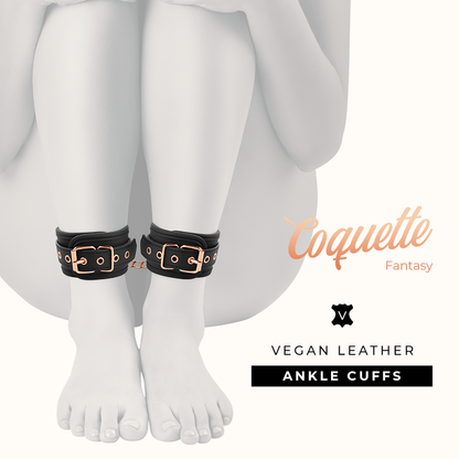 COQUETTE CHIC DESIRE - PATTERNE ANKLE CUFFS WITH NEOPRENE LINING