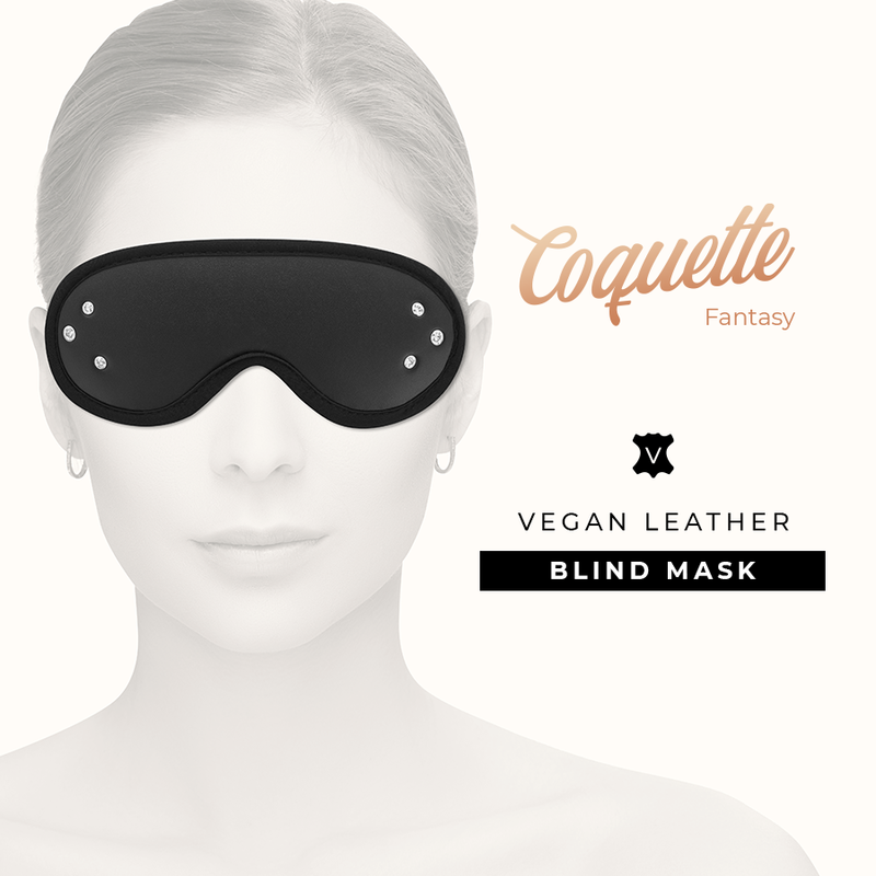 COQUETTE CHIC DESIRE - MASCHERA FANTASIA VEGANA IN PELLE CON FODERA IN NEOPRENE - COQUETTE FANTASY | Lingerie Harness Boutique