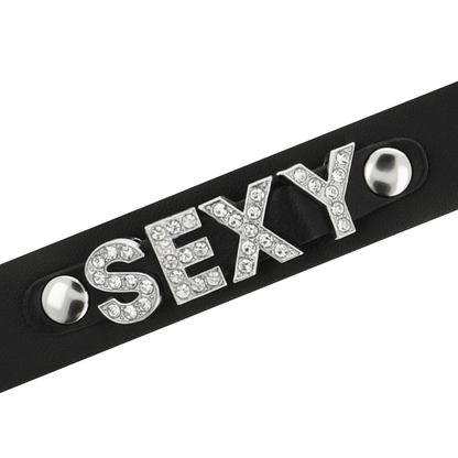 COQUETTE CHIC DESIRE - GIROCOLLO SEXY IN PELLE VEGANA - COQUETTE ACCESSORIES | Lingerie Harness Boutique