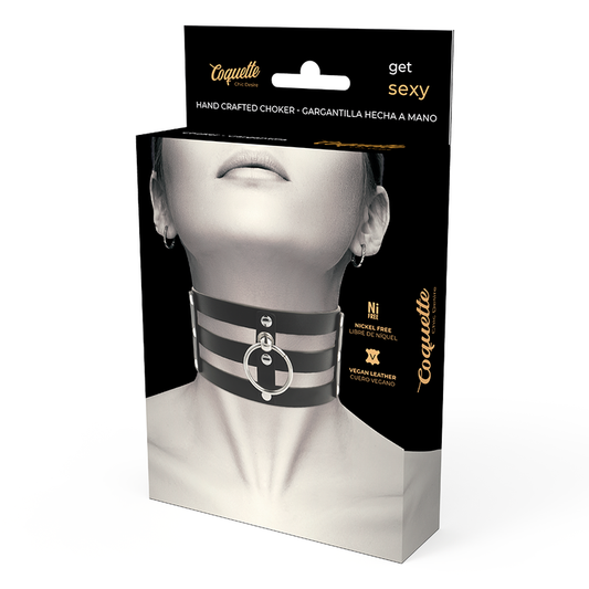 COQUETTE CHIC DESIRE - GIROCOLLO IN PELLE VEGANO STILE FETISH - COQUETTE ACCESSORIES | Lingerie Harness Boutique