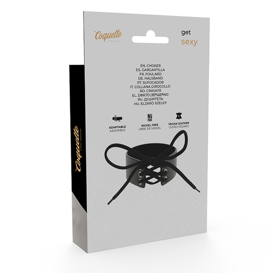 COQUETTE CHIC DESIRE - GIROCOLLO IN PELLE VEGANA - COQUETTE ACCESSORIES | Lingerie Harness Boutique