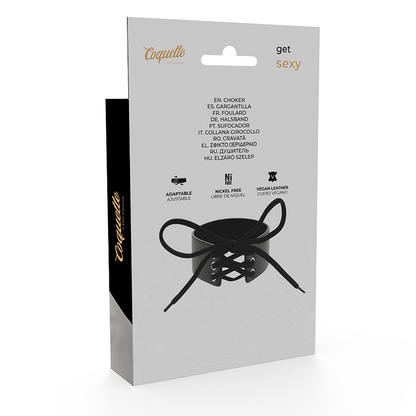 COQUETTE CHIC DESIRE - GIROCOLLO IN PELLE VEGANA - COQUETTE ACCESSORIES | Lingerie Harness Boutique