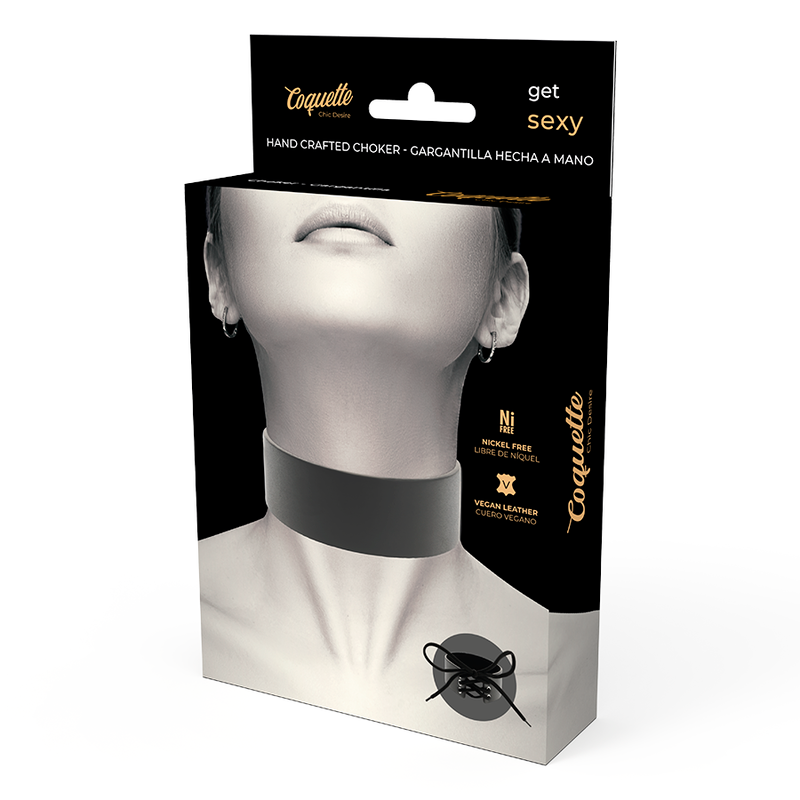 COQUETTE CHIC DESIRE - GIROCOLLO IN PELLE VEGANA - COQUETTE ACCESSORIES | Lingerie Harness Boutique
