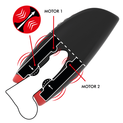 JAMYJOB - MASTURBATORE NOVAX CON VIBRAZIONE E COMPRESSIONE