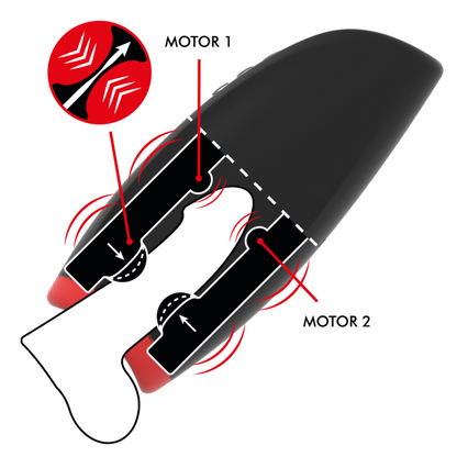 JAMYJOB - MASTURBATORE NOVAX CON VIBRAZIONE E COMPRESSIONE - JAMYJOB | Lingerie Harness Boutique