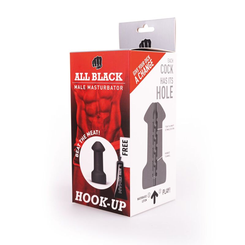 ALL BLACK - COLLEGAMENTO AL MASTURBATORE - ALL BLACK | Lingerie Harness Boutique