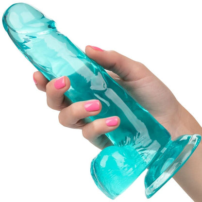 CALEXOTICS - DILDO REGINA TAGLIA BLU 15.3 CM - CALEXOTICS | Lingerie Harness Boutique