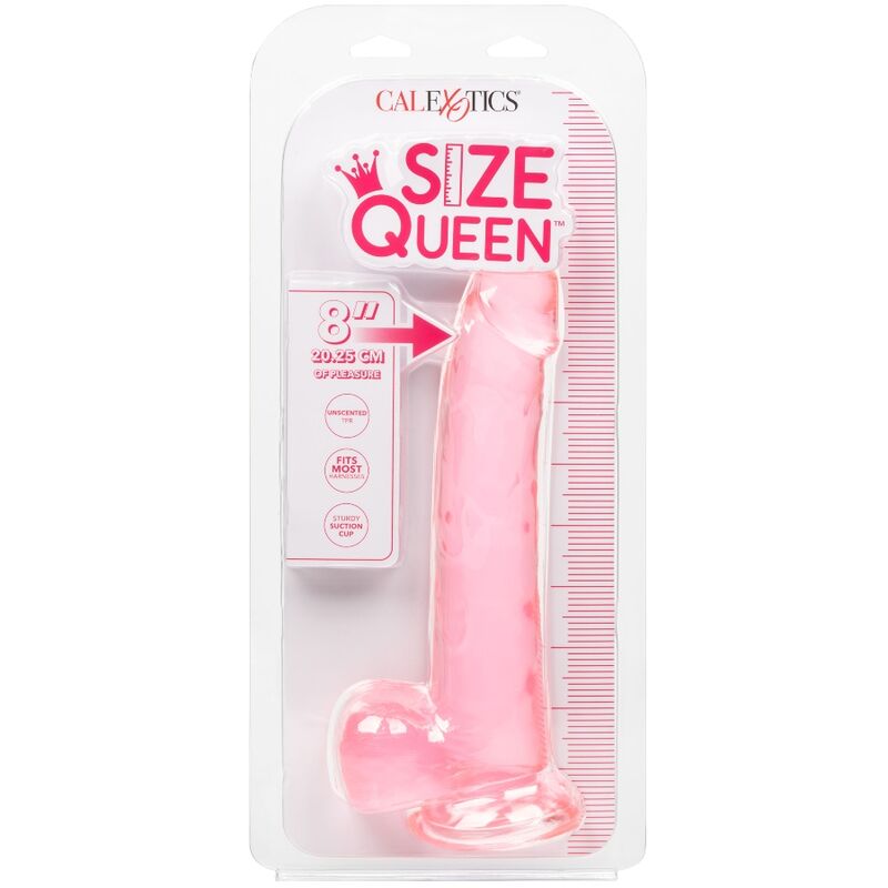CALEXOTICS - DILDO REGINA TAGLIA ROSA 20.3 CM - CALEXOTICS | Lingerie Harness Boutique