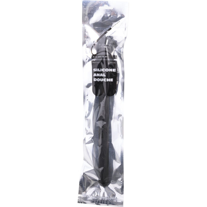 ALL BLACK - DOCCIA ANALE IN SILICONE 27 CM - ALL BLACK | Lingerie Harness Boutique