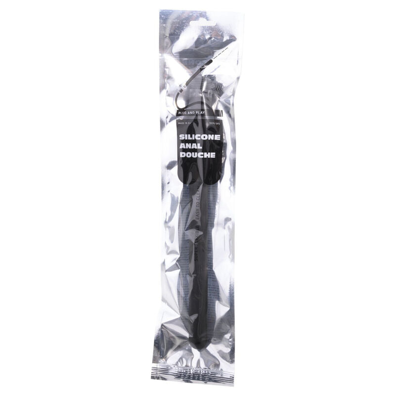 ALL BLACK - DOCCIA ANALE HINCHABLE IN SILICONE 27 CM - ALL BLACK | Lingerie Harness Boutique