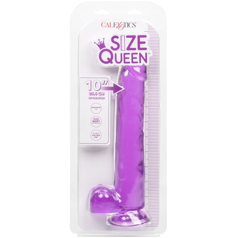 CALEXOTICS - DILDO QUEEN SIZE PURPLE 25.5 CM