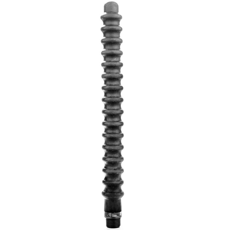 ALL BLACK - MEGA RIPPLE SILICONE ANAL SHOWER 28.5 CM