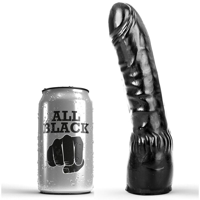ALL BLACK - DILDO NERO REALISTICO 20 CM - ALL BLACK | Lingerie Harness Boutique