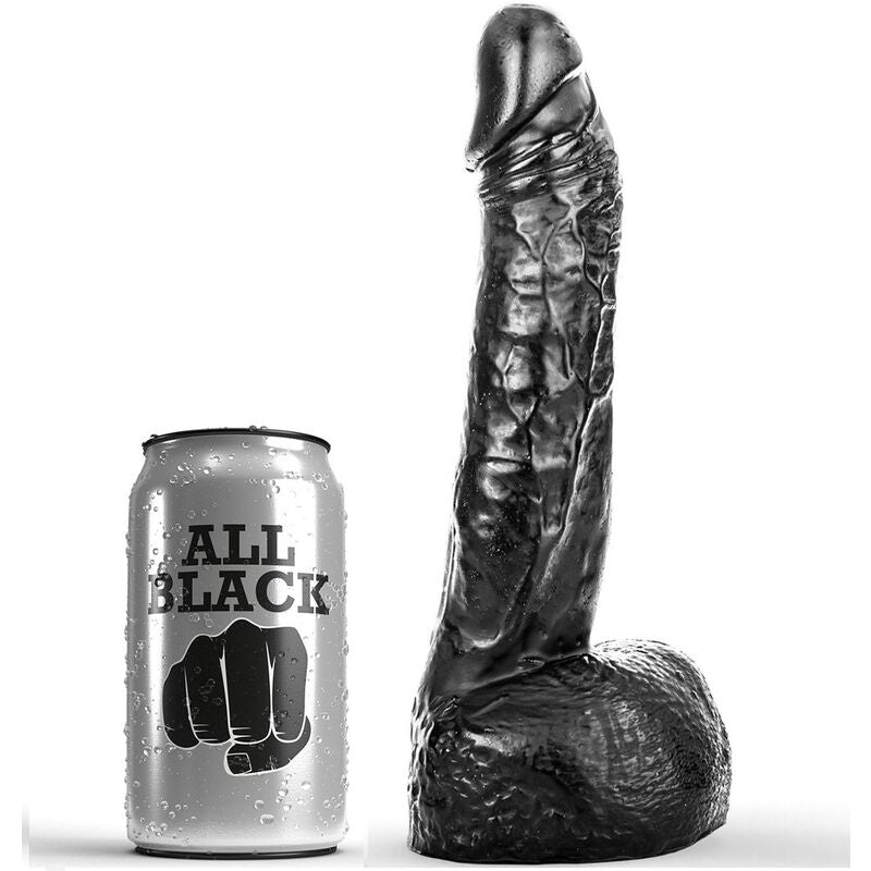 ALL BLACK - DILDO CON PUGNO 20 CM - ALL BLACK | Lingerie Harness Boutique