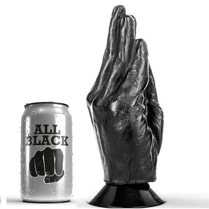 ALL BLACK - DILDO FISTING 21 CM - ALL BLACK | Lingerie Harness Boutique