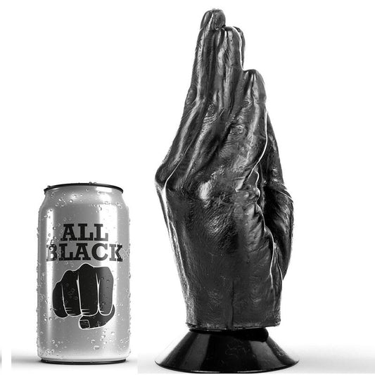 ALL BLACK - DILDO FISTING 21 CM - ALL BLACK | Lingerie Harness Boutique