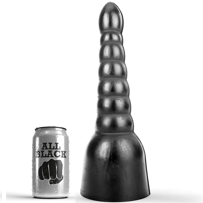 ALL BLACK - DILDO 34 CM - ALL BLACK | Lingerie Harness Boutique