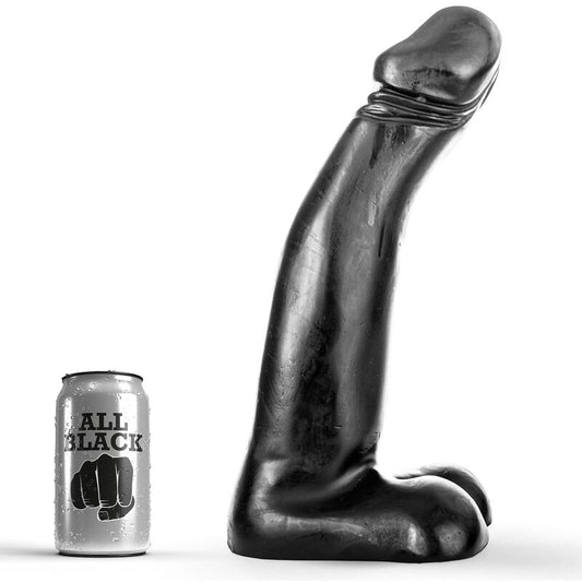 ALL BLACK - DILDO FISTING NERO REALISTICO 29 CM - ALL BLACK | Lingerie Harness Boutique