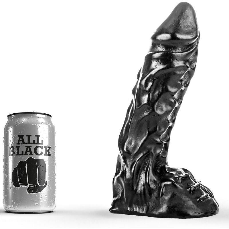 ALL BLACK - DILDO 23 CM - ALL BLACK | Lingerie Harness Boutique
