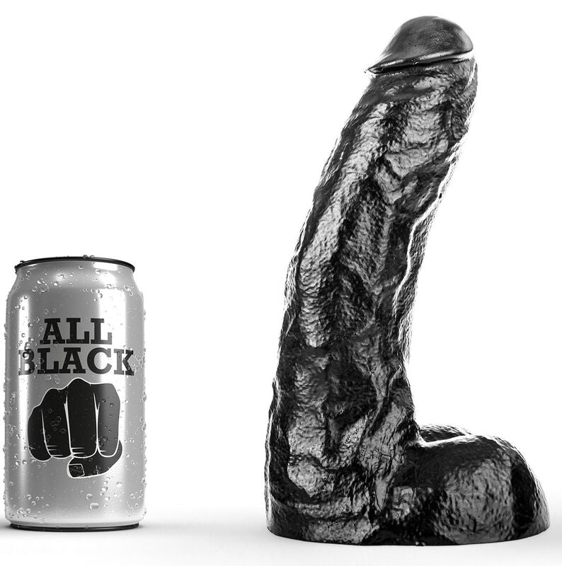 ALL BLACK - DONG 25,5 CM - ALL BLACK | Lingerie Harness Boutique