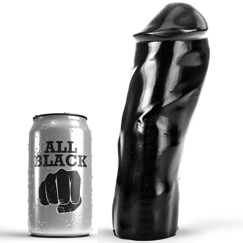 ALL BLACK - DILDO REALISTICO 20 CM - ALL BLACK | Lingerie Harness Boutique