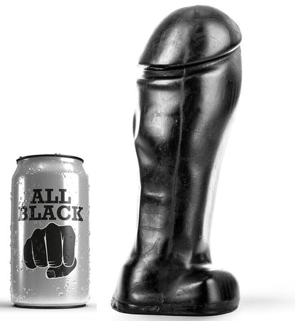 ALL BLACK - PUNTA LARGA DONG 22 CM - ALL BLACK | Lingerie Harness Boutique