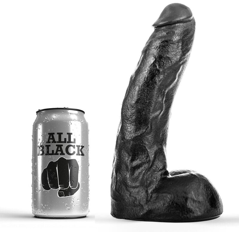 ALL BLACK - DONG 22 CM - ALL BLACK | Lingerie Harness Boutique