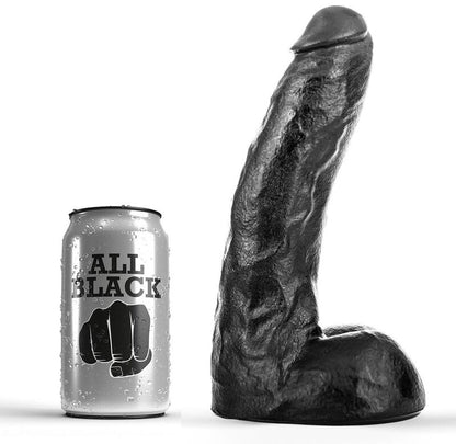 ALL BLACK - DONG 22 CM - ALL BLACK | Lingerie Harness Boutique