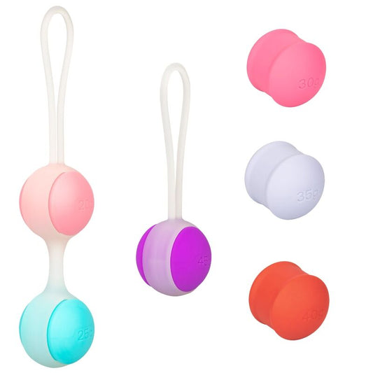 CALEXOTICS - SHE-OLOGY INTERCHANGEABLE KEGEL BOLA SET