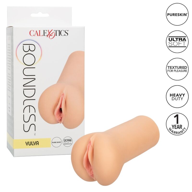 CALEXOTICS - BOUNDLESS VULVA STROKER LIGHT SKIN