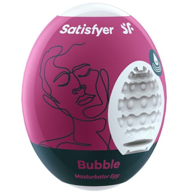 SATISFYER - UOVO MASTURBATORE BUBBLE - SATISFYER EGGS | Lingerie Harness Boutique