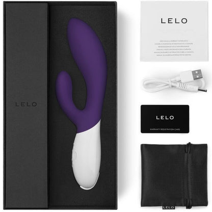 LELO - INA WAVE 2 VBRADOR LUXURY SPECIALE MOVIMENTO LILLA - LELO | Lingerie Harness Boutique