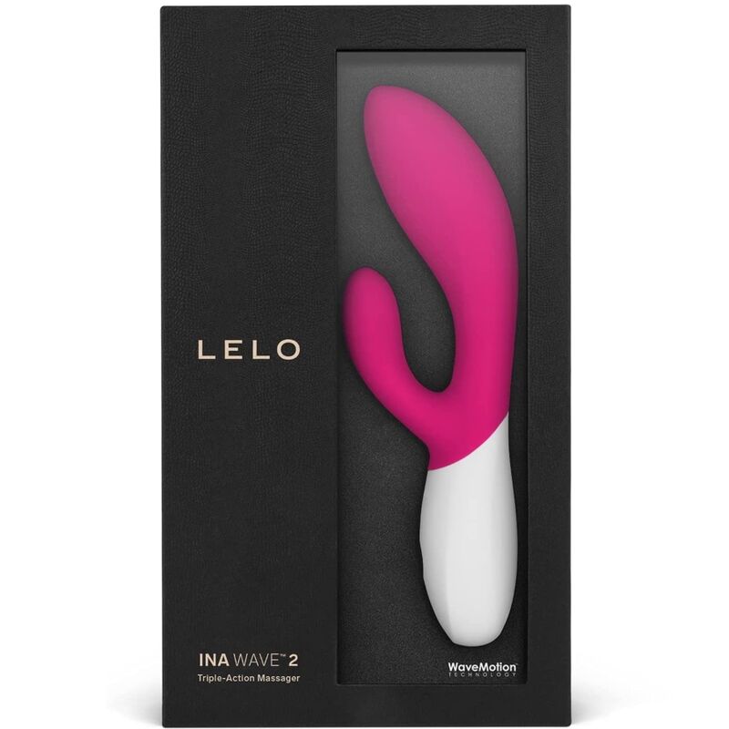 LELO - INA WAVE 2 VBRADOR LUXURY SPECIALE MOVIMENTO CERISE - LELO | Lingerie Harness Boutique