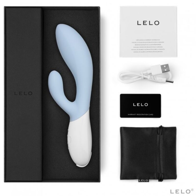 LELO - VIBRATORE INA 3 LUXURY CELESTE - LELO | Lingerie Harness Boutique