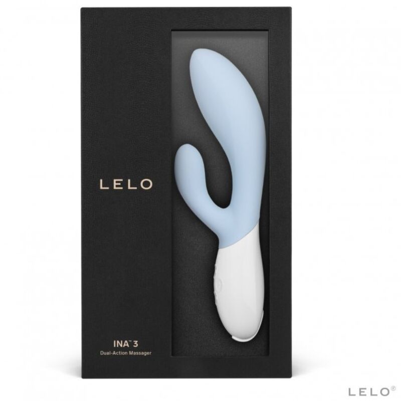 LELO - VIBRATORE INA 3 LUXURY CELESTE - LELO | Lingerie Harness Boutique