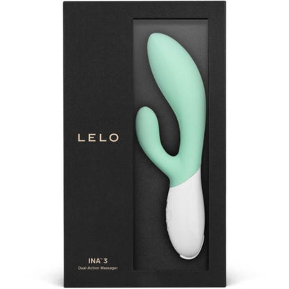 LELO - INA 3 LUXURY SEAWEED GREEN RABBIT VIBRATOR