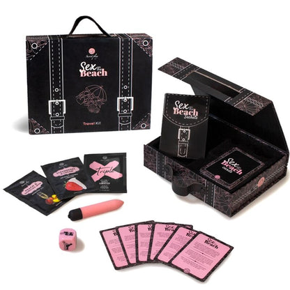 SECRETPLAY - KIT DA VIAGGIO SESSO IN SPIAGGIA (ES/EN/DE/FR/NL/PT) - SECRETPLAY 100% GAMES | Lingerie Harness Boutique