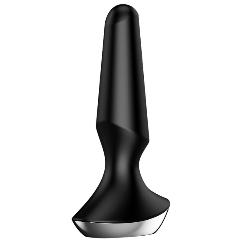 SATISFYER - PLUG ILICIOUS 2 PLUG VIBRATORE NERO - SATISFYER CONNECT | Lingerie Harness Boutique