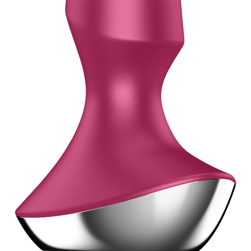 SATISFYER - PLUG ILICIOUS 2 PLUG VIBRATORE BERRY - SATISFYER CONNECT | Lingerie Harness Boutique
