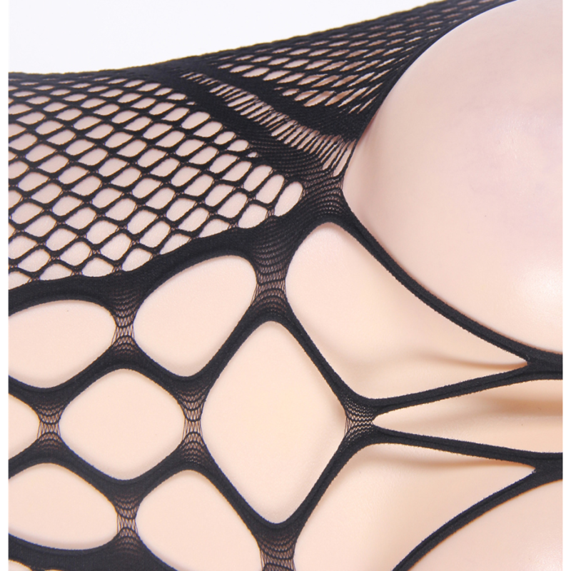 QUEEN LINGERIE - OPEN BACK WATERPROOF BODYSTOCKING S/L