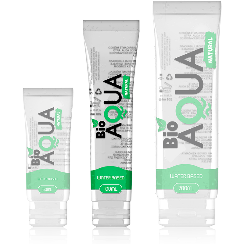 BIOAQUA - LUBRIFICANTE INGREDIENTI NATURALI A BASE ACQUA 100 ML - BIOAQUA | Lingerie Harness Boutique