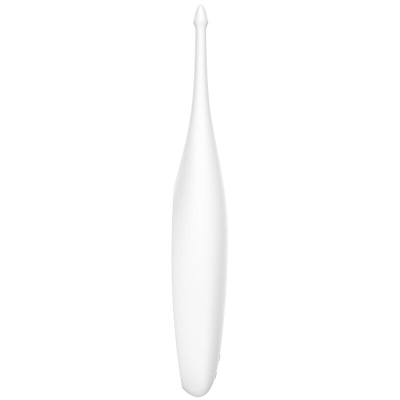 SATISFYER - VIBRATOR WITH TWIRLING FUN TIP WHITE