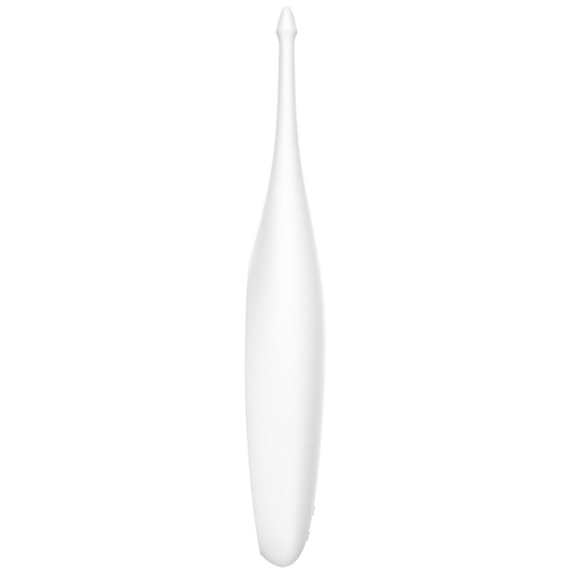 SATISFYER - VIBRATORE CON PUNTA TWIRLING FUN BIANCO - SATISFYER VIBRATOR | Lingerie Harness Boutique