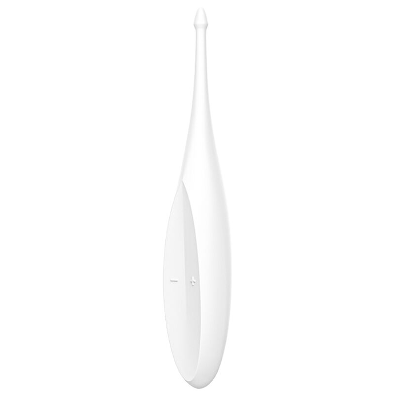 SATISFYER - VIBRATOR WITH TWIRLING FUN TIP WHITE