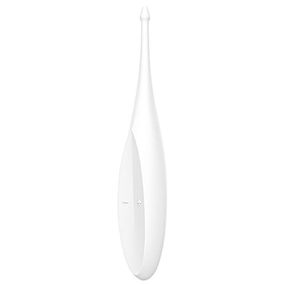 SATISFYER - VIBRATOR WITH TWIRLING FUN TIP WHITE